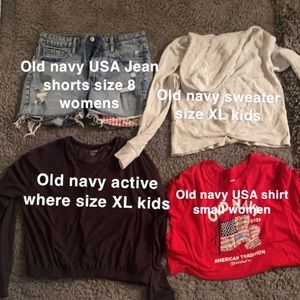See pictures for details.  Old Navy bundle for $25